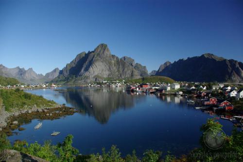 Colors reflected, Reine, Norway